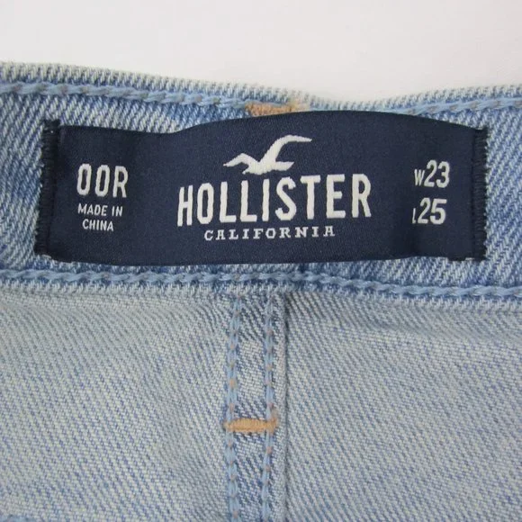 Hollister Cropped Jeans size 00R, W23 L25 NEW - Picture 4 of 12